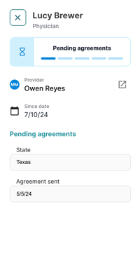 pending signature